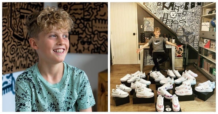 13-godišnjaka su u školi korili da prestane šarati, a sada je sklopio ugovor s Nikeom