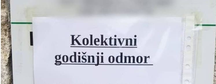 U ovom bh. gradu je gradska uprava od 18. jula na kolektivnom godišnjem odmoru!