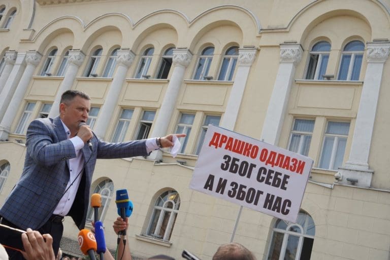 SNSD blokirao saobraćaj u Banjaluci, Đajić dao ultimatum Stanivukoviću