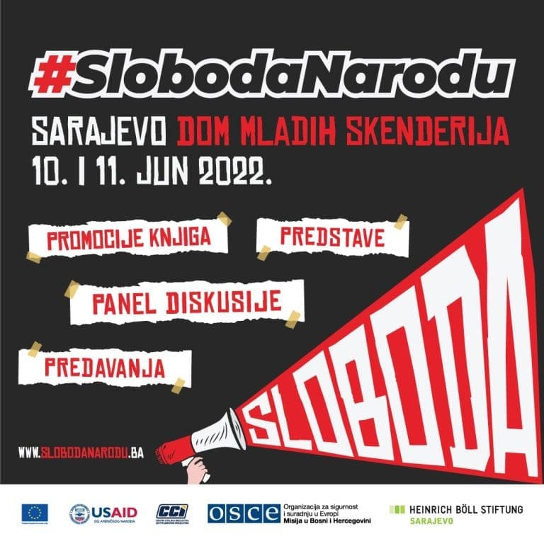 Festival #SlobodaNarodu ponovo u Sarajevu