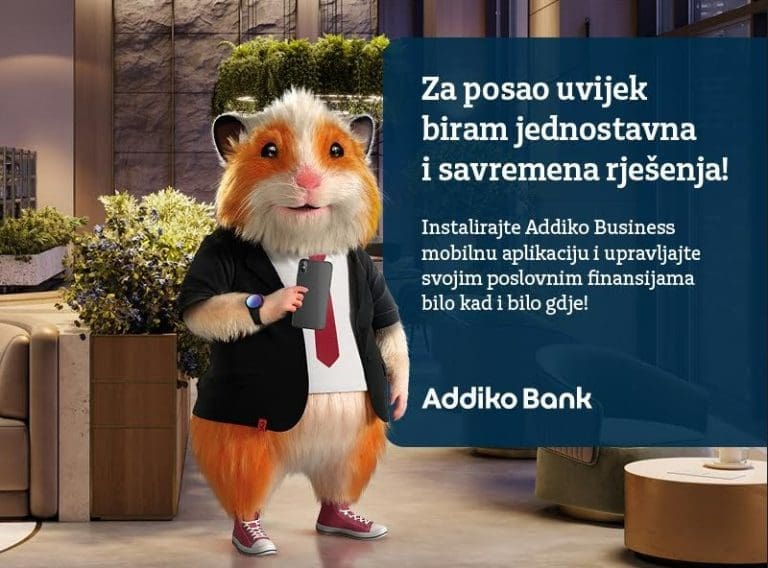 Upravljajte poslovnim finansijama bilo kada i bilo gdje uz Addiko Business Banja Luka mobilnu aplikaciju