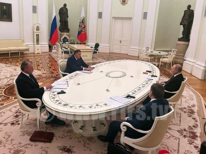 Dodik se sastao sa Putinom: Prvi detalji razgovora