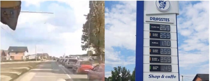 Ogromna gužva na pumpi u BiH, dizel 2,59 KM!