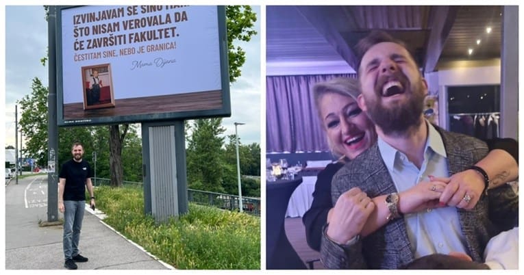 Ovo su mama Dijana i Marko koji je uspio završiti faks: “Studirao je 12 godina”