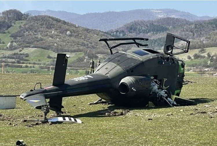 Ni ministar još ne zna zašto se prevrnuo helikopter OS BiH