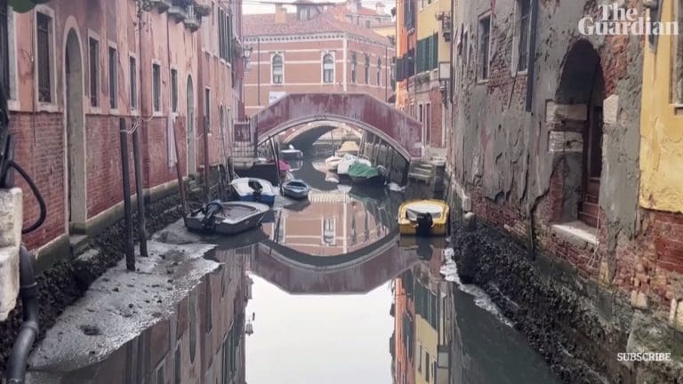 Italija u problemima, venecijanski kanali počinju presušivati