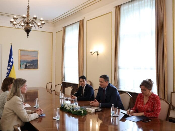 Bećirović primio u oproštajnu posjetu ambasadoricu Stromquist: Švedska podržava suverenu i nedjeljivu BiH