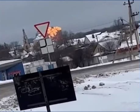 Ukrajinci oborili ruski vojni avion sa ukrajinskim ratnim zarobljenicima?