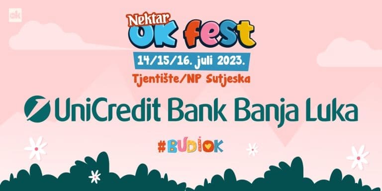 UniCredit Bank Banja Luka zvanična Banka partner Nektar OK Festa 2023