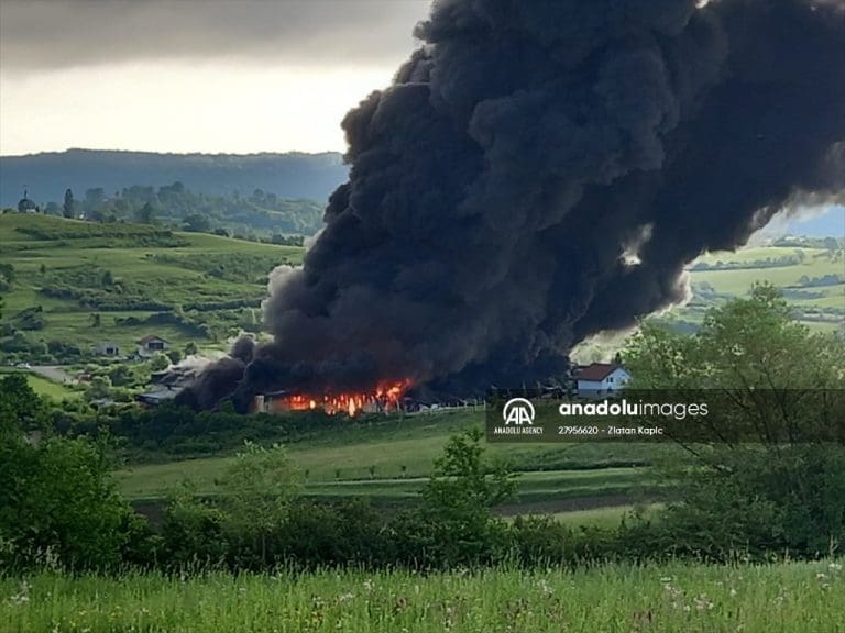 Požar u Bihaću – FOTO
