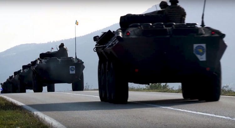 Pojačano prisustvo vojnika i vozila EUFOR-a u Palama