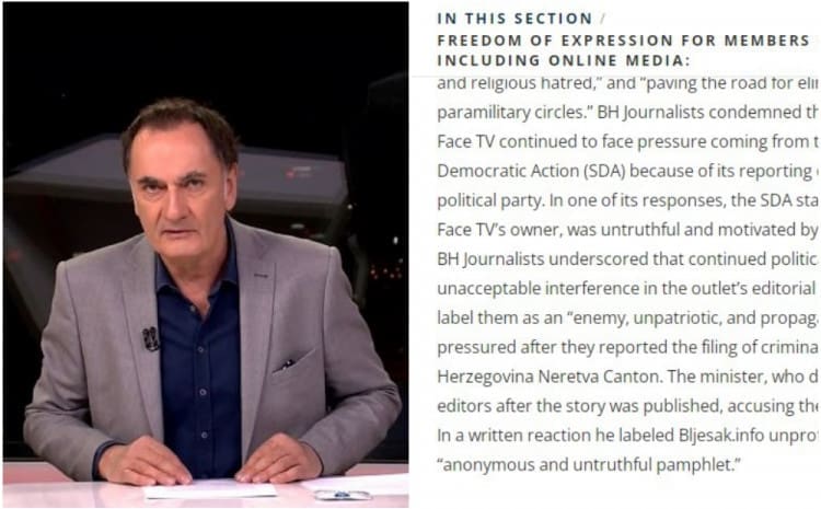 State Department: SDA vršila pritisak na Senada Hadžifejzovića i “Face TV”