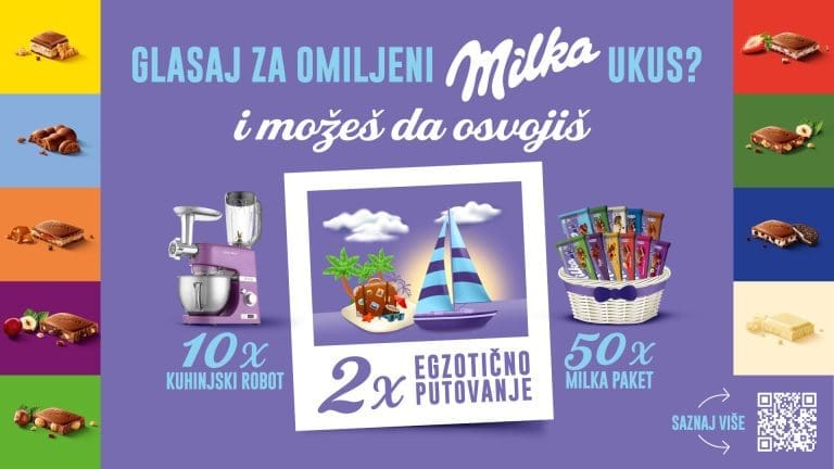Milka pokreće veliku nagradnu igru