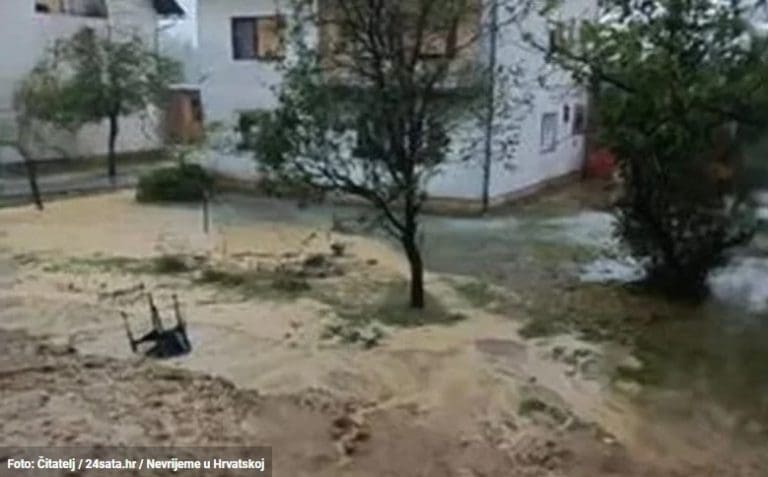 Jako nevrijeme u Hrvatskoj: U Istri padala tuča, grmljavina u Zagrebu, u jednom gradu poplava