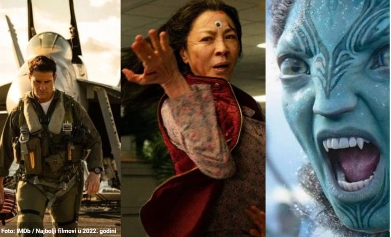 Deset najboljih: Koji filmovi iz 2022. imaju najvišu ocjenu na IMDb-u, a koji su najviše zaradili