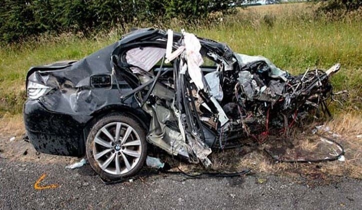 Baksuz: Zaposleni u auto-kući slupao auto od tri miliona evra (FOTO)