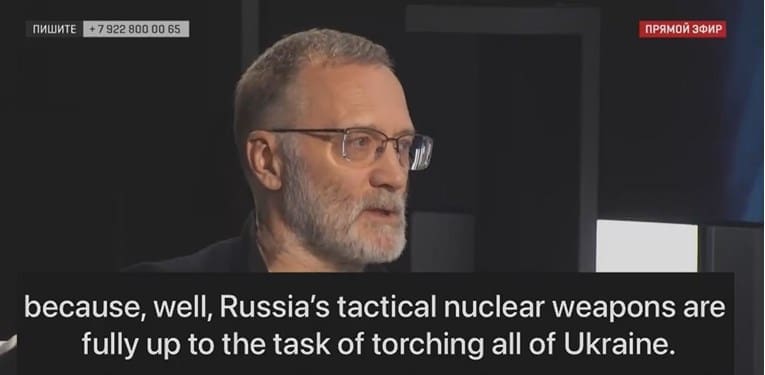Ruski politolog: “Mogli bismo spaliti Ukrajinu nuklearnim oružjem, ali smo humani”