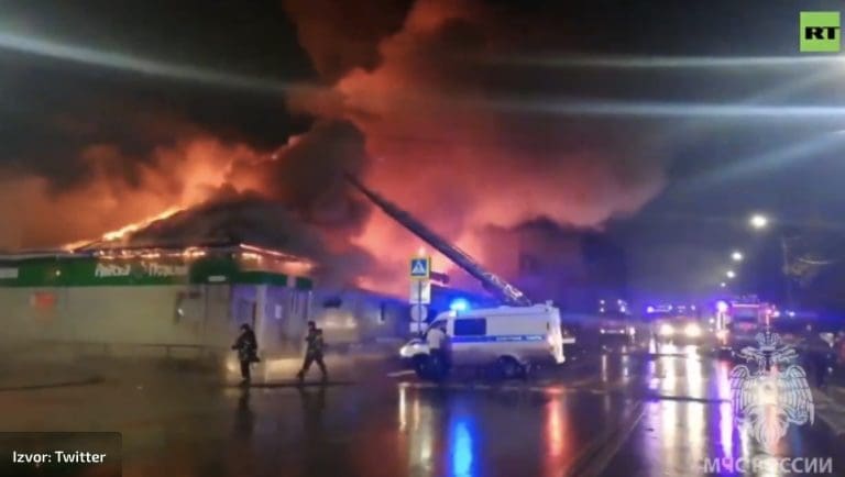 Veliki požar u kafiću u Rusiji, ima poginulih