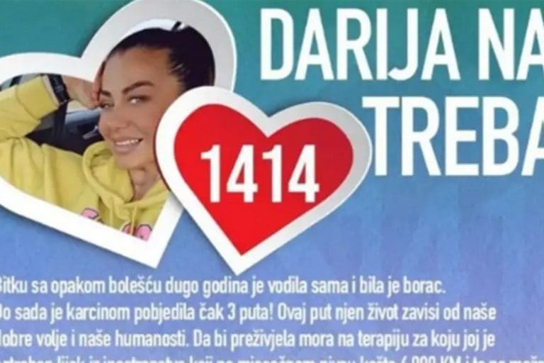 Više humanitarnih akcija za pomoć Dariji Karanović iz Banjaluke