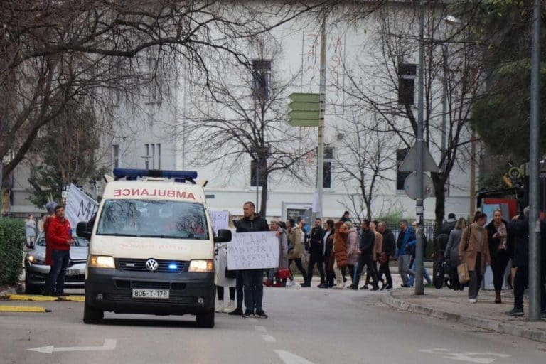 Novi protest zdravstvenih radnika u Mostaru