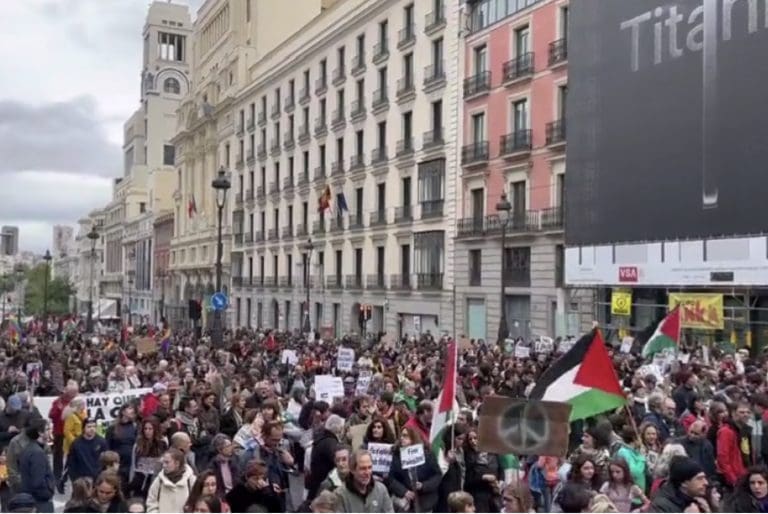 Madrid: Desetine hiljada ljudi zahtijevalo prekid napada na Gazu