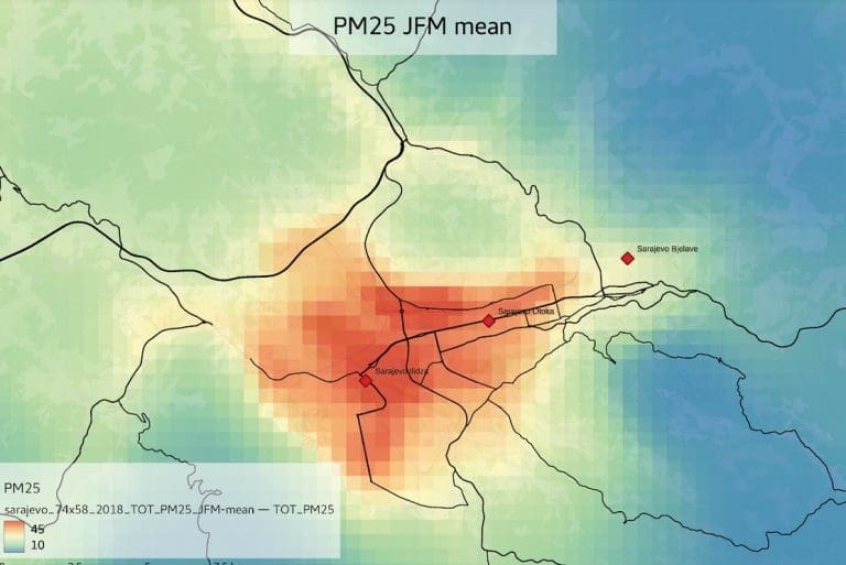 Švedska nastavlja s mapiranjem zagađivača zraka u Bosni i Hercegovini