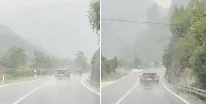 Nevrijeme kod Mostara i Jablanice, snažna kiša i led