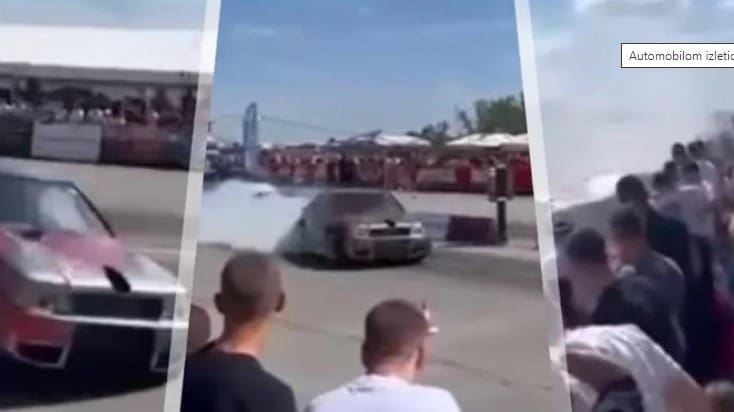 Užas u Osijeku: Automobilom izletio sa staze tokom trke pa se zabio u gledaoce, ima povrijeđenih (VIDEO)