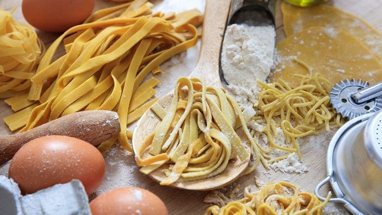 Svježa italijanska tjestenina na dohvat ruke
