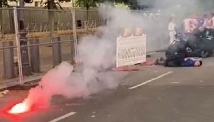 EURO 2024: Navijači Hrvatske se tukli sa policijom u Berlinu, uhapšeno nekoliko huligana