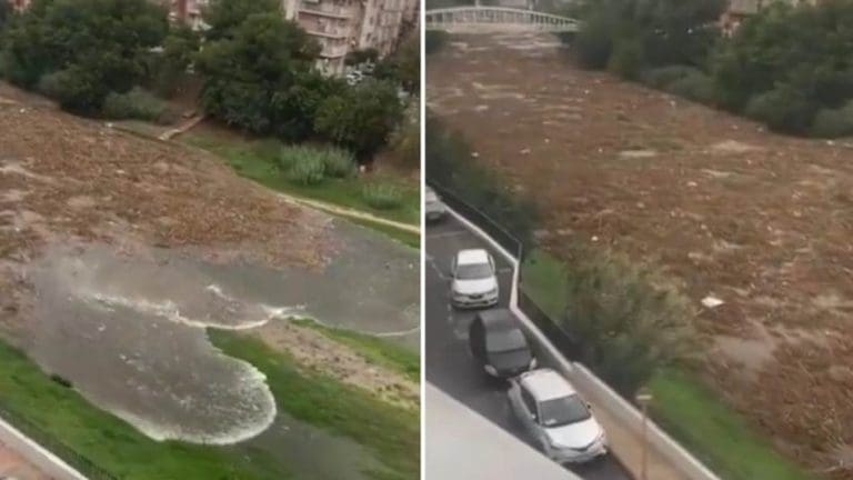 Bujica nosi sve pred sobom: Objavljen snimak početak katastrofe u Španiji