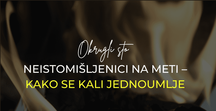 Saopštenje za javnost – Neistomišljenici na meti