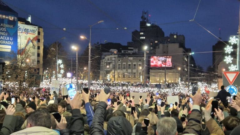 MUP Srbije objavio broj ljudi na protestnom skupu u Beogradu