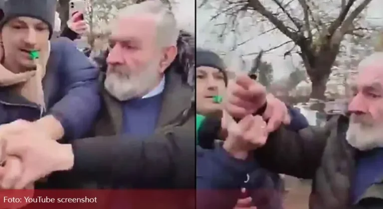 Uhapšen muškarac (71) koji je nožem krenuo na studente u Novom Sadu (VIDEO)