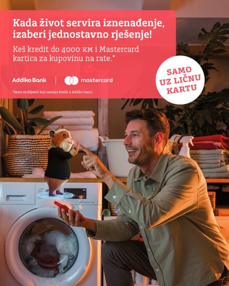 Kad život servira iznenađenje, Addiko nudi jednostavno rješenje!