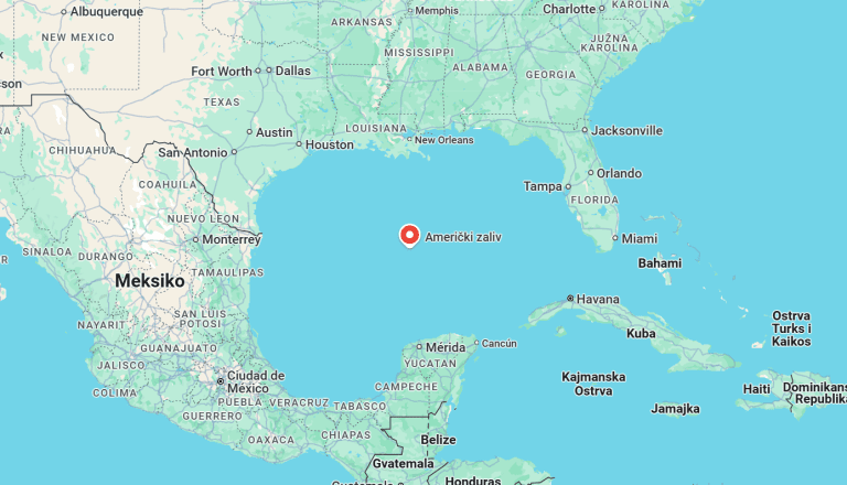 Google Maps preimenovao Meksički zaliv u Američki zaliv, van SAD-a stoje oba imena