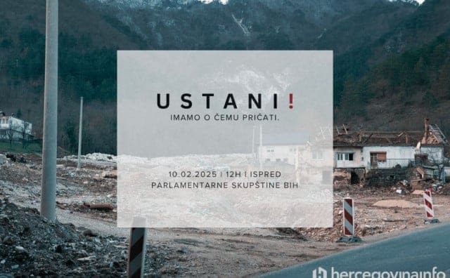 Sutra protesti u Sarajevu: Studenti traže odgovornost za poplave u Jablanici, Konjicu i Fojnici