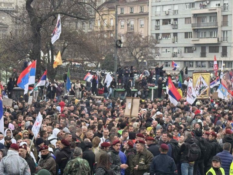 Arhiv javnih skupova objavio broj učesnika na protestu u Beogradu