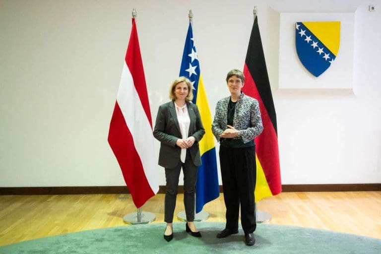 Austrijska i njemačka ministrica o sankcijama Dodiku: Napadi na ustavnu cjelovitost BiH su opasnost i za državu i za ragiju