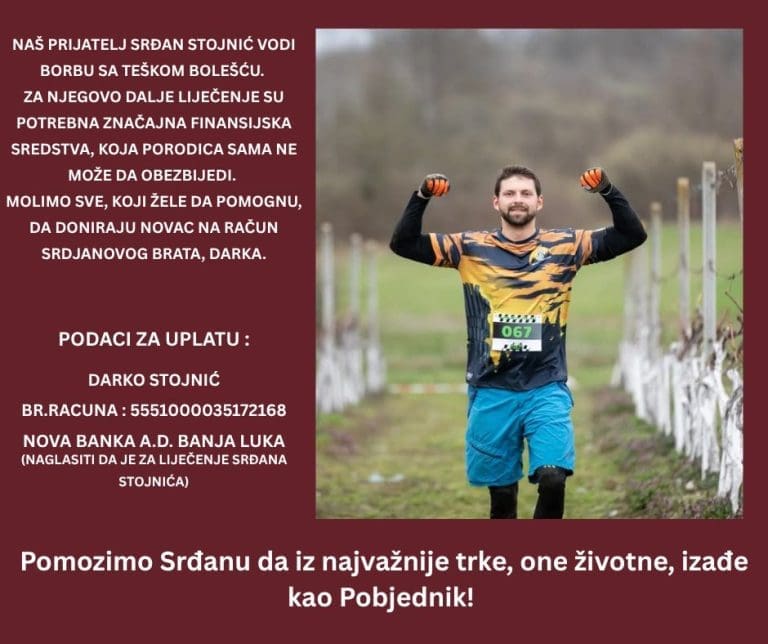 Banjalučki planinari pozivaju na humanitarnu šetnju za Srđana Stojnića: “Našem drugaru potrebna je pomoć svih nas”