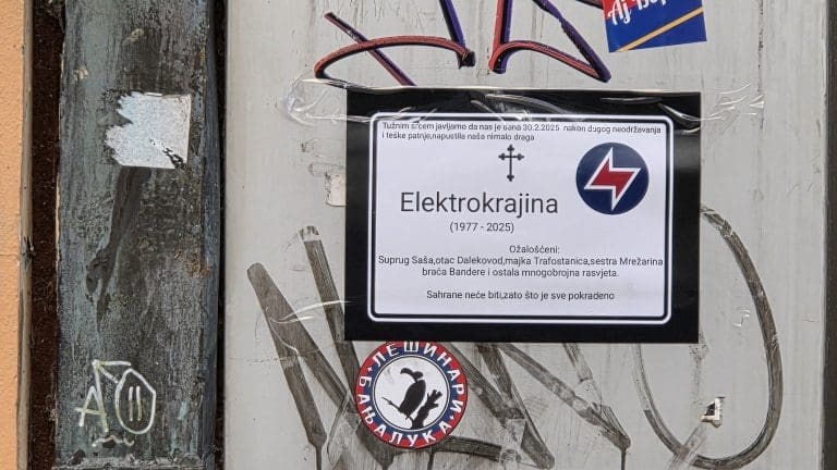 Banjaluka: Osvanula smrtovnica “Elektrokrajini” (FOTO)