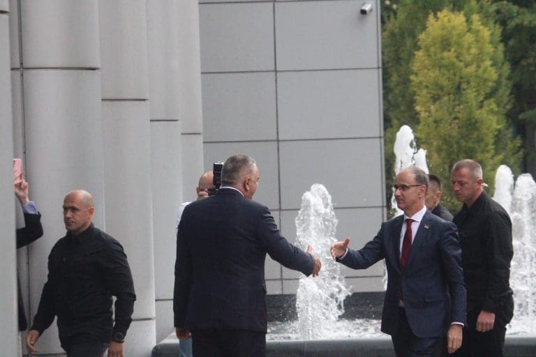 Premijer Srbije Đuro Macut u posjeti Vladi Save Minića