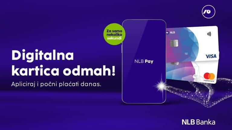 Lansiran „Digital first“ – NLB digitalna kartica klijentima dostupna odmah