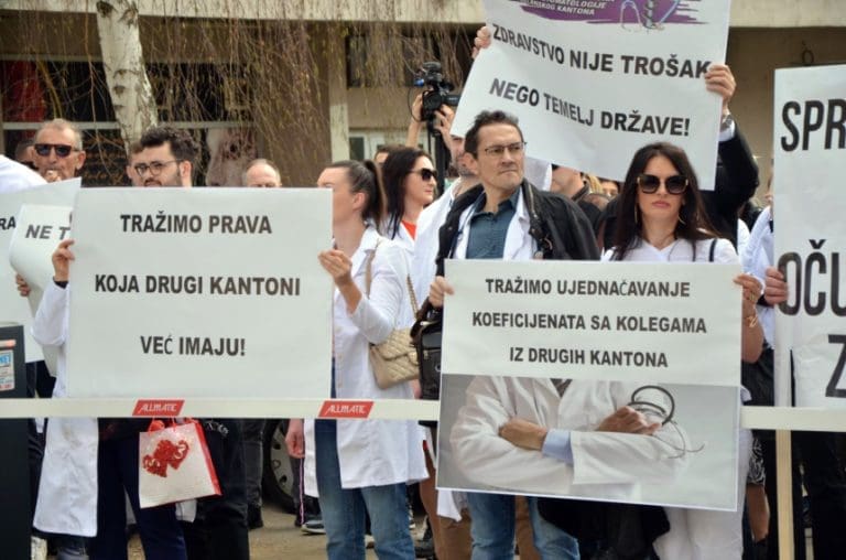 Generalni štrajk ljekara počinje 18. maja