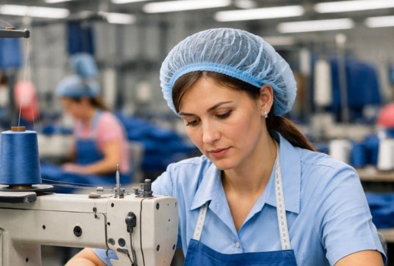 Radnica u tekstilnoj industriji