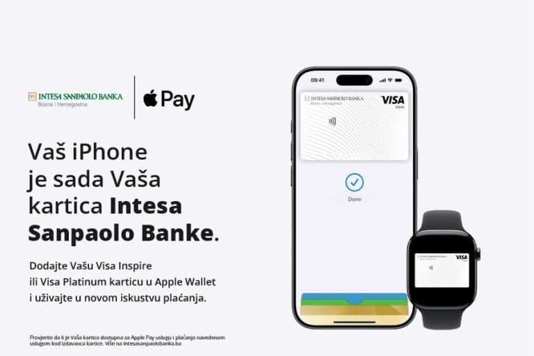 Intesa Sanpaolo Banka predstavlja Apple Pay za korisnike Visa kartica