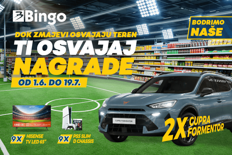 Objavljeni prvi dobitnici velike nagradne igre “Bodrimo naše”