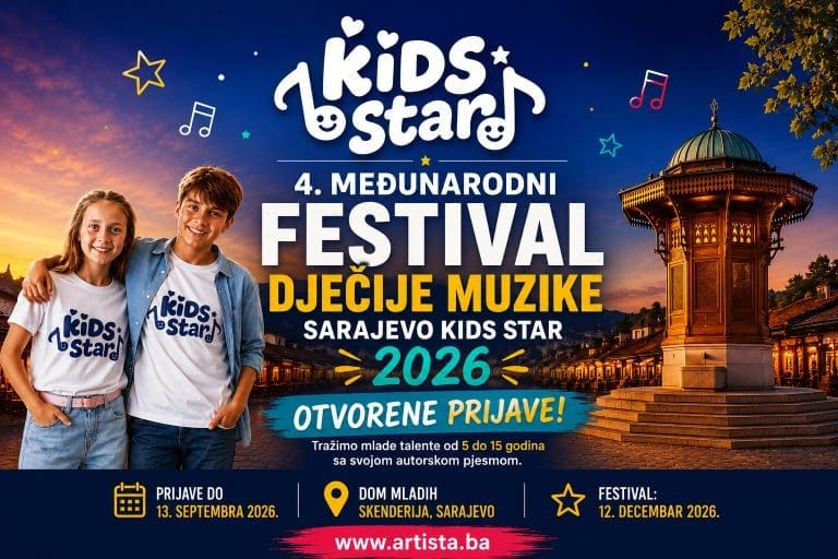 Četvrti Sarajevo “Kids Star” traži novu generaciju izvođača